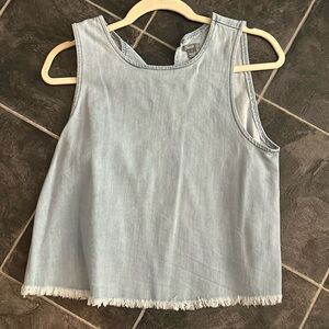 Aerie denim tank